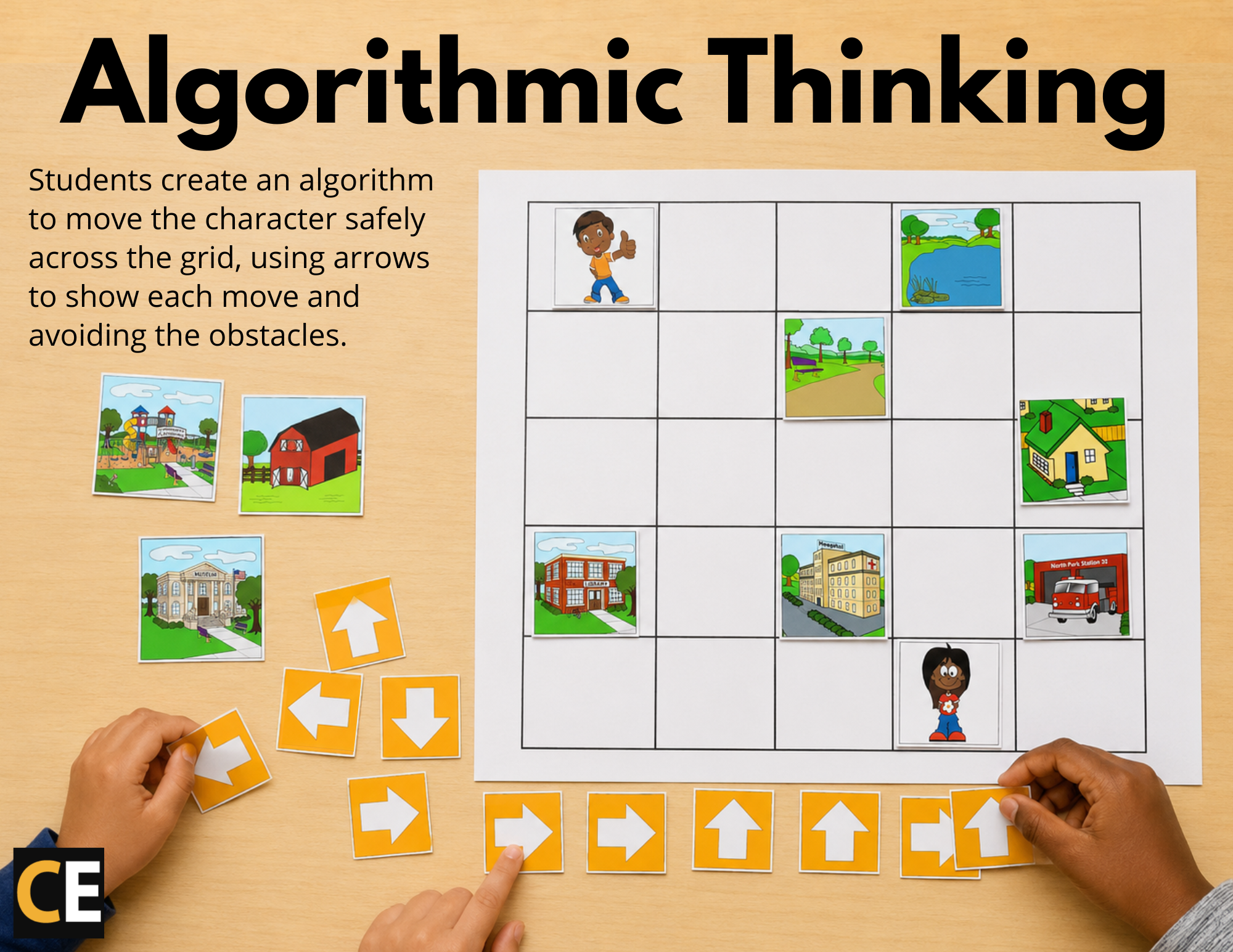 Printable Algorithmic Thinking Activity for Primary Learners